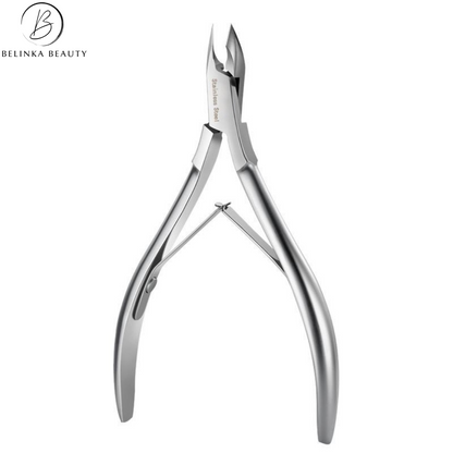 Professional cuticle nippers - stainless steel, sharp blades 10 mm