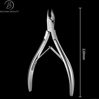 Professional cuticle nippers - stainless steel, sharp blades 10 mm